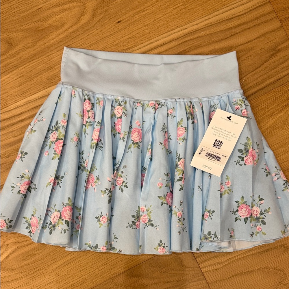 Floral Blue Skirt